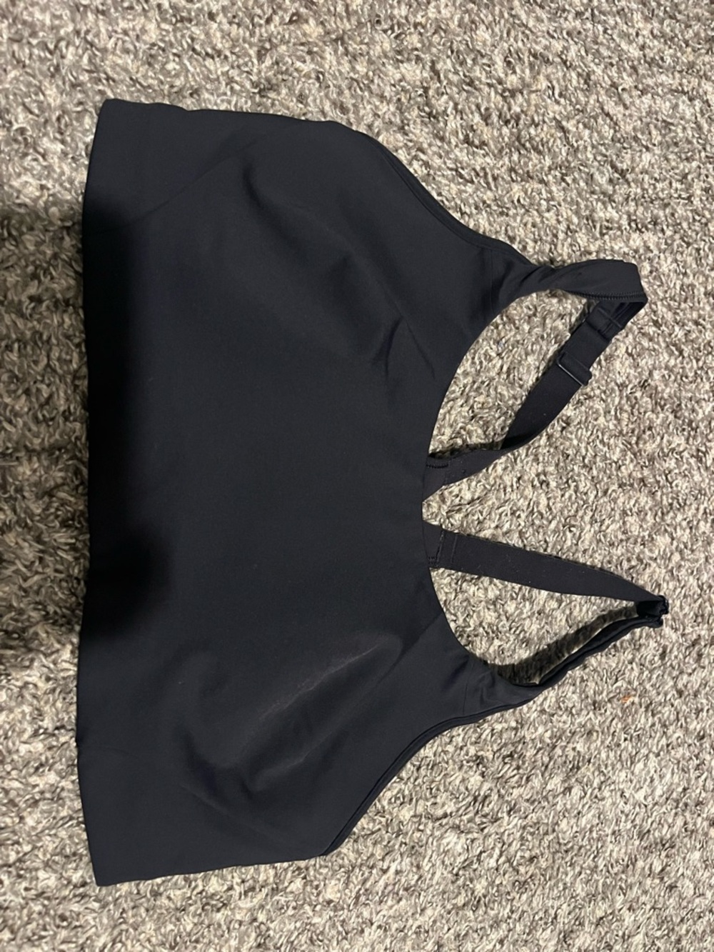 lululemon athletica Black Sports Bra with Label Detail